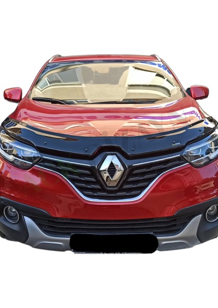 Renault Kadjar 2014+ Araca Özel Kaput Rüzgarlığı A+ Pianoblack 4mm