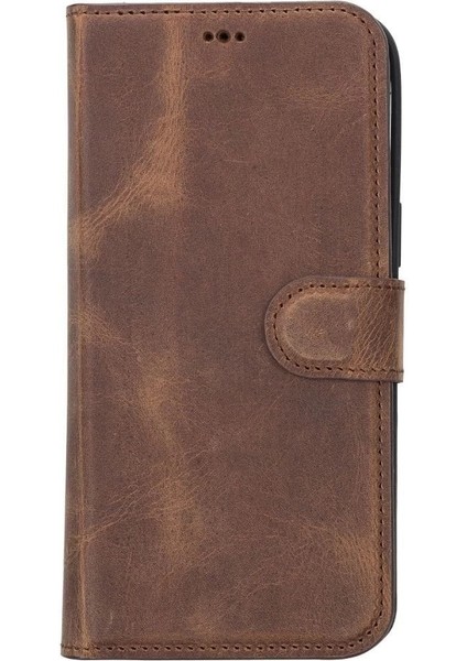 Apple iPhone 14 Pro Max Uyumlu Deri Cüzdanlı Kılıf Mwwn G2 Kahve fırsatları