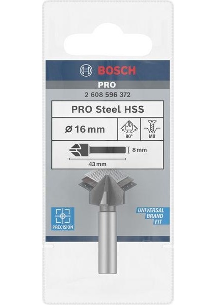 Pro 16 mm Hss Havşa Matkap Ucu, M8 fiyatları