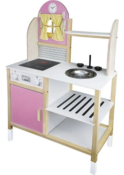 T1012 Ahşap Mutfak Pembe Ledsiz fiyatları