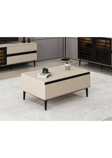 Star Orta Sehpa 2k Soft - Kumtası Siyah