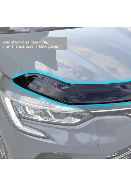 Citroen Jumper 2014+ Araca Özel Kaput Rüzgarlığı A+ Pianoblack (4mm) fırsatları