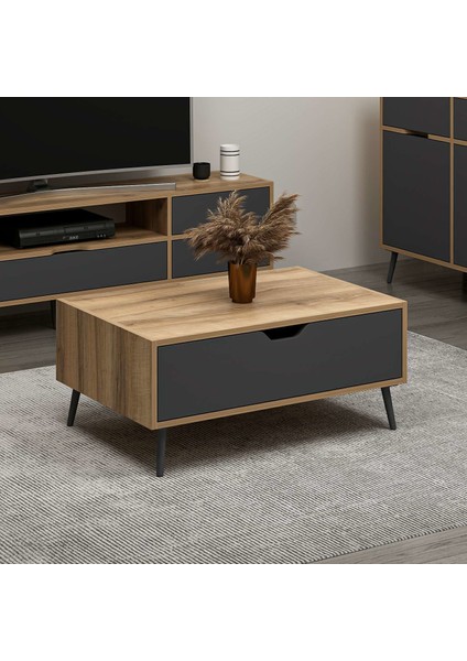 Elina Ayaklı Orta Sehpa - Dore/antrasit