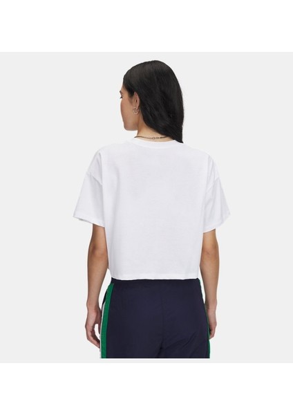 Kadın Ua Varsity Mix Heavyweight Kısa Kollu Crop T-Shirt 1389156-101 fiyatları