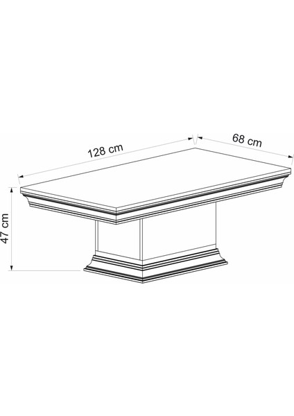 Retro Orta Sehpa - Rahle Ceviz fırsatları