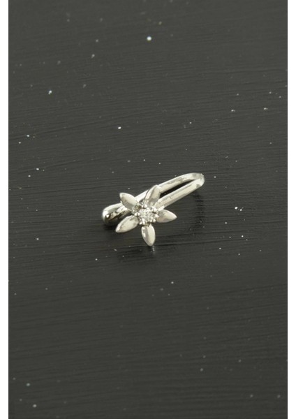 Çiçek Tragus Zirkon Taşlı Piercing 1 Adet