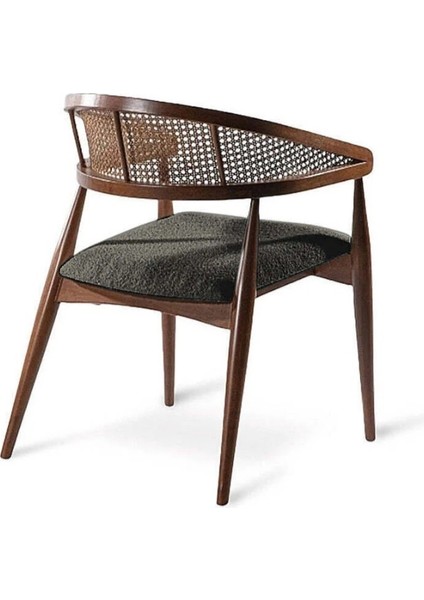 Yuvarlak Ahşap Masa Takımı Bohem 4 Kişilik Mutfak Masa Sandalye Takımı Iskandinav modelleri