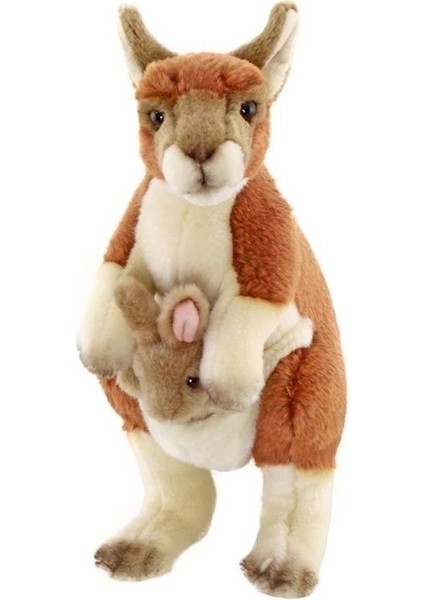 28CM Ayakta Bebekli Kanguru