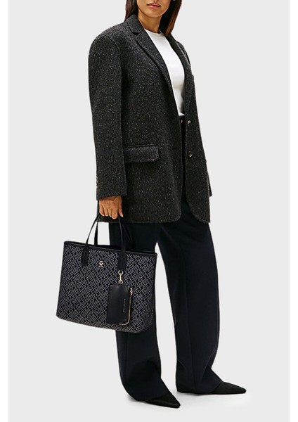 Tamamı Logolu Çıkarılabilir Askılı Çanta Bayan Çanta AW0AW17685 Bds fiyatları