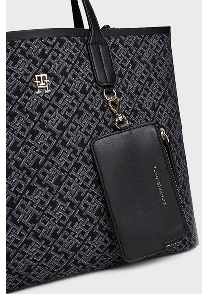 Tamamı Logolu Çıkarılabilir Askılı Çanta Bayan Çanta AW0AW17685 Bds fırsatları