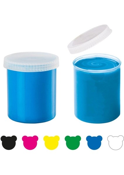 Carioca Yıkanabilir Parmak Boyası 6 Renk fiyatları