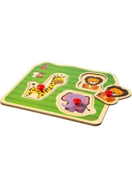 Rossie Ahşap Ilk Yapbozum-Vahşi Hayvanlar modelleri