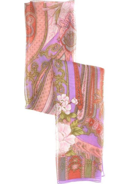 Çiçek Desenli Şal Mor Y1984101_018 modelleri