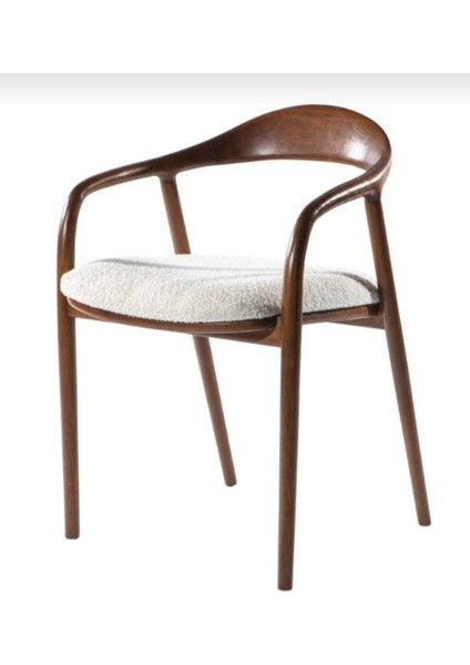 Yuvarlak Ahşap Masa Takımı Bohem 4 Kişilik Mutfak Masa Sandalye Takımı Iskandinav indirimleri