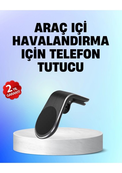 Manyetik Araç Telefon Tutucu – 360° Döner Kalorifer Petekli