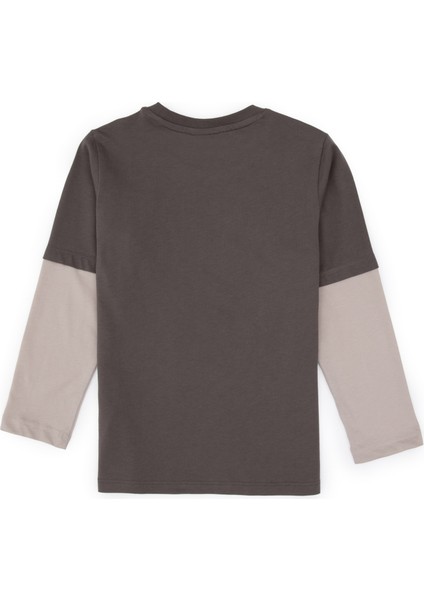 Erkek Çocuk Vizon Sweatshirt 50316495-VR052 fiyatları