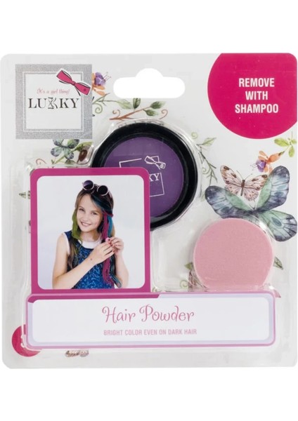 Lukky Süngerli Saç Tebeşiri Mor