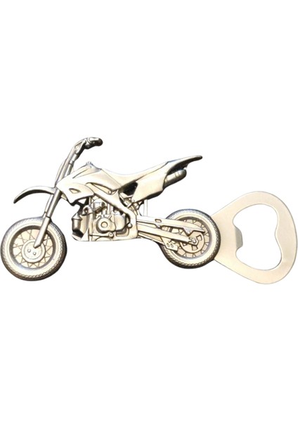 Asi Tasarım: Cep Boy Metal Motosiklet Şeklinde Şişe Açacağı