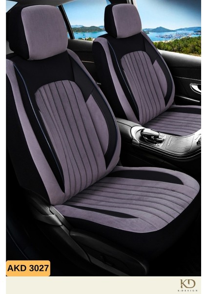 Akra Dik Nakış Serisi Universal Oto Koltuk Kılıfı - Akd 3027
