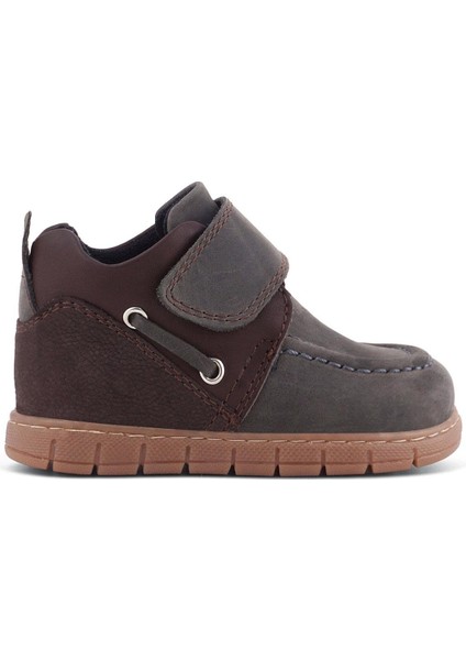 Hakiki Deri Gri Kahverengi Cırt Cırtlı Bebek Bot fiyatları