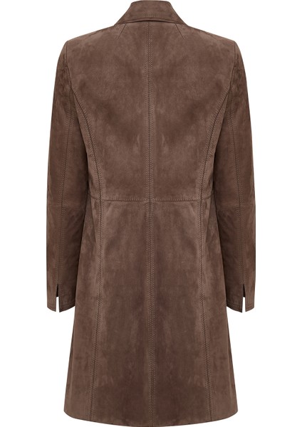 Tara Kadın Vizon Süet Deri Kaban 25WGD533310 fiyatları