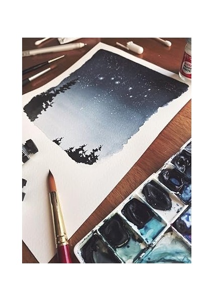 1986 Sulu Boya Defteri 12 Yaprak 300GR Watercolour Aquarelle (A3PLUS 32X44CM) indirimleri