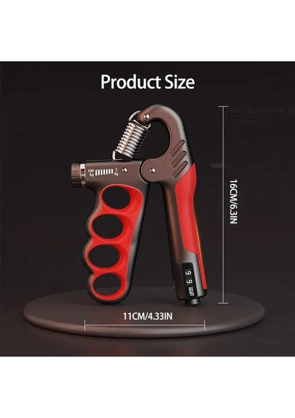 Profesyonel El Bilek ve Kol Güçlendirici 5-100KG Ayarlanabilir El YAYI(1ADET)