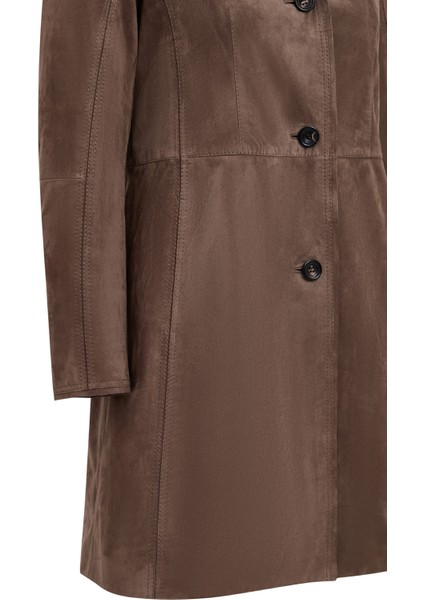 Tara Kadın Vizon Süet Deri Kaban 25WGD533310 modelleri