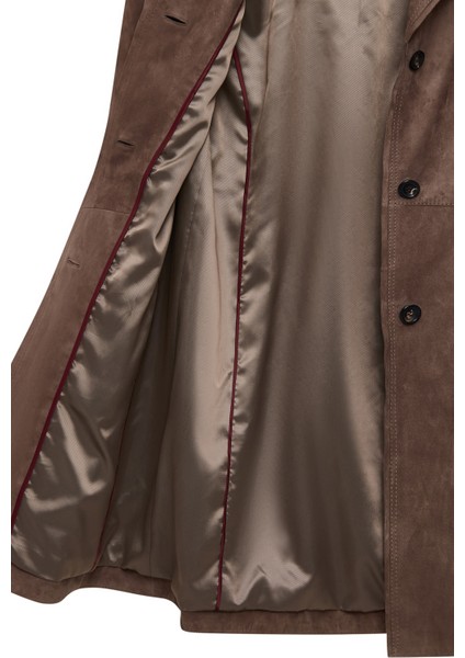 Tara Kadın Vizon Süet Deri Kaban 25WGD533310 indirimleri