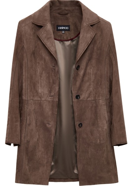 Tara Kadın Vizon Süet Deri Kaban 25WGD533310