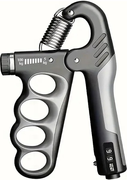 Profesyonel El Bilek ve Kol Güçlendirici 5-100KG Ayarlanabilir El YAYI(1ADET)