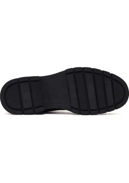 Erkek Siyah Bağcıklı Deri Casual Bot 25WFD7222FT indirimleri