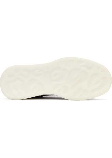 Erkek Lacivert Bağcıklı Kalın Tabanlı Deri Sneaker 25WFD632318 fırsatları