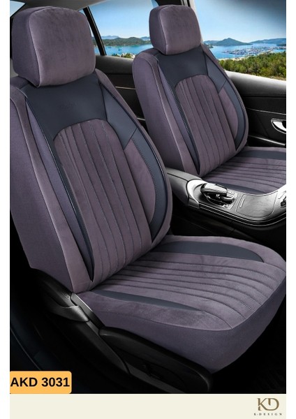 Akra Dik Nakış Universal Oto Koltuk Kılıfı - Akd 3031
