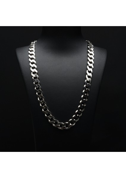 300 Mikron Rodyum Gurmet Gümüş Zincir fiyatları