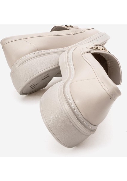 Kadın Günlük Ayakkabı Bej Cilt fırsatları