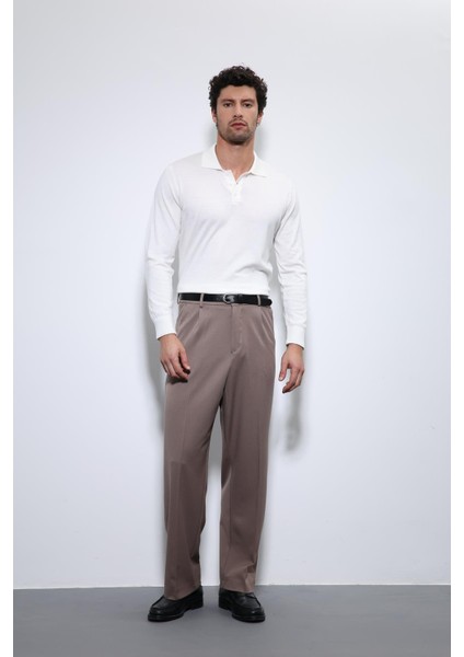 Ekru Polo Yaka Erkek Kazak fırsatları