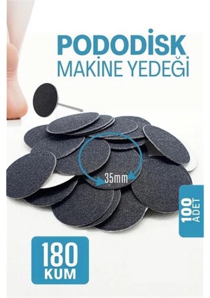Modacar 35 mm Pododisk - Nasır Sökücü Pedikür Makinesi Yedek Pedler 100 Adet fiyatları