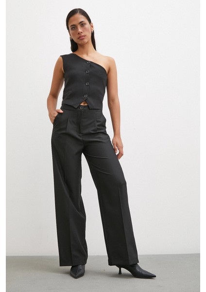 Geniş Paça Pantolon Siyah fiyatları