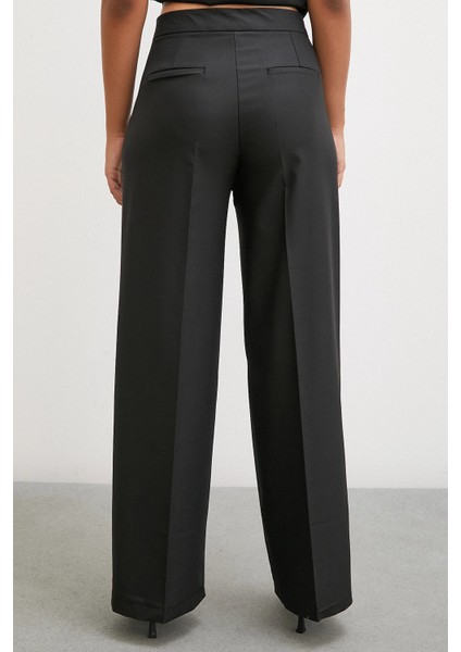 Geniş Paça Pantolon Siyah indirimleri