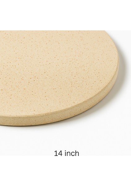 Pizza Taşı 36 cm (Ø) x 1 cm — Kordierit Pizza/fırın/barbekü Taşı — Isıya Dayanıklı, Profesyonel Ev Pişirme, Yerli Üretim modelleri