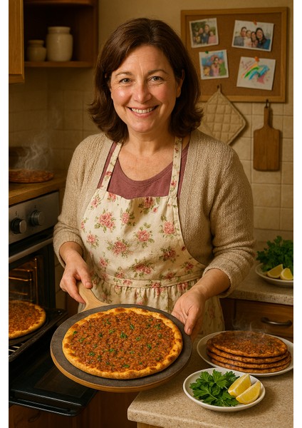 Pizza Taşı 36 cm (Ø) x 1 cm — Kordierit Pizza/fırın/barbekü Taşı — Isıya Dayanıklı, Profesyonel Ev Pişirme, Yerli Üretim