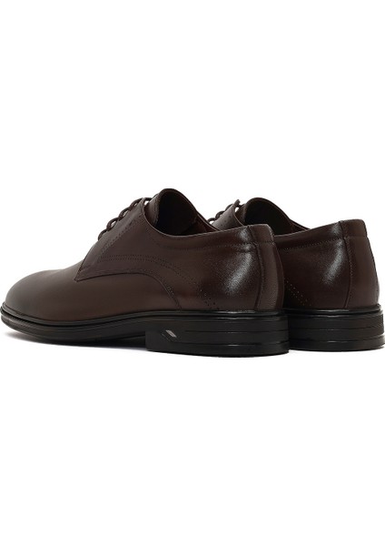 Erkek Kahverengi Bağcıklı Deri Casual Ayakkabı 25WFD750218 indirimleri