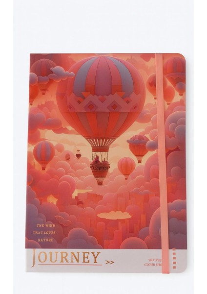 Ajanda Günlük Çizgili Not Defteri Notebook Pembe Balon fiyatları