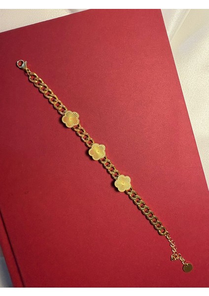 Çelik Gold Yonca Bileklik Hediyelik fırsatları