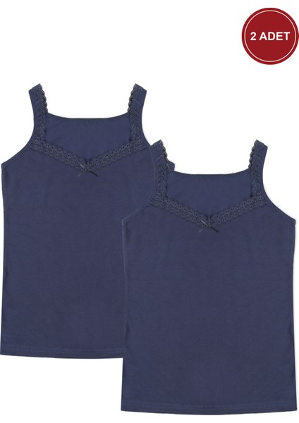 Kadın 2'li Dantel Detaylı Atlet