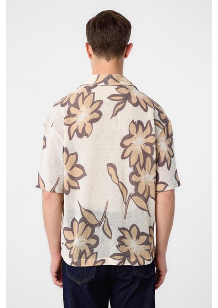 Bej Desenli Erkek Gömlek indirimleri