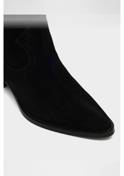 Gero-Tr Bot Orta Boy Botlar Şık Bot - Siyah indirimleri