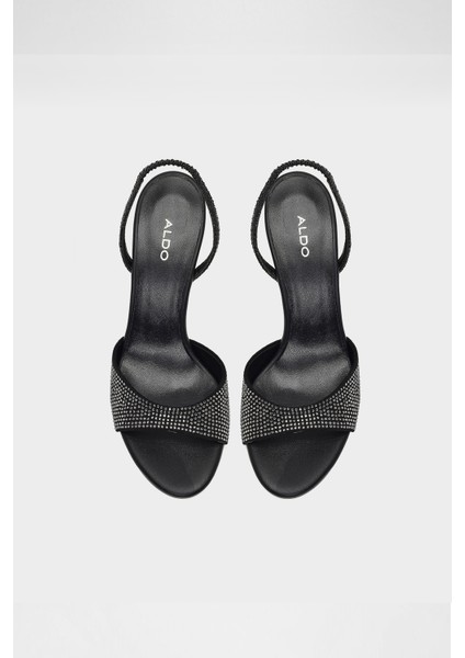 Aitana-Tr Sandalet Orta Boy Topuklu Sandalet - Siyah