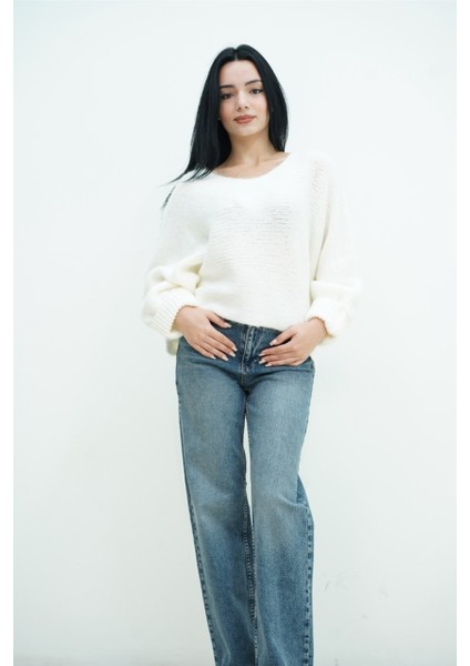 Kolları Katlamalı Triko Kazak fiyatları